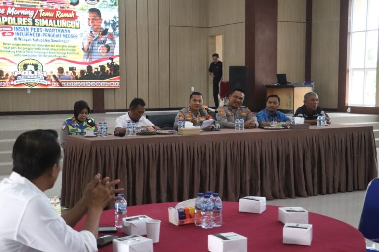 Temu Ramah di Aula Tathya Dharaka, Kapolres Simalungun Rangkul Wartawan Wujudkan Polri Humanis